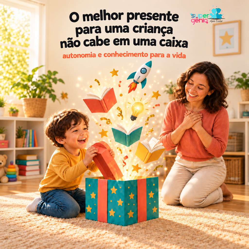 O melhor presente para uma criança não cabe em uma caixa: autonomia e conhecimento para a vida